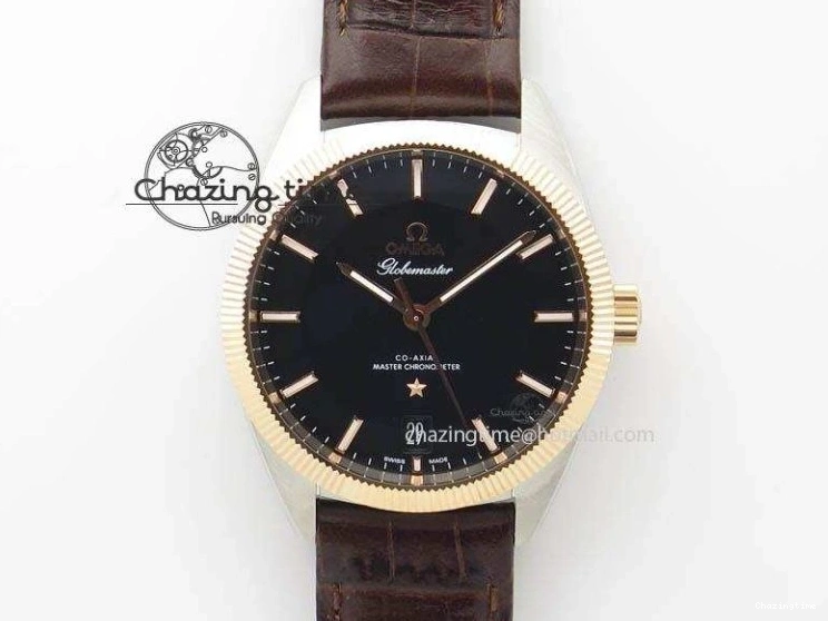 0120 FastDry Planet Ocean Master Chrono SS OM 1:1 Best Edition Black Dial On SS Bracelet A9900 V 8112